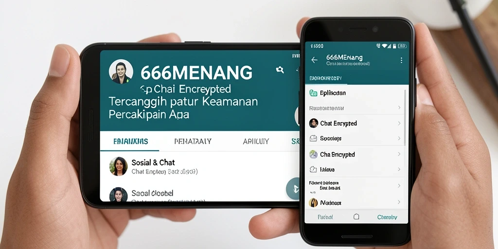 Tampilan antarmuka intuitif aplikasi Chat Encrypted.