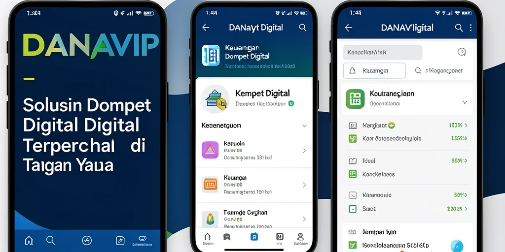 Tampilan antarmuka <strong>DANAVIP</strong> yang modern dan mudah digunakan.