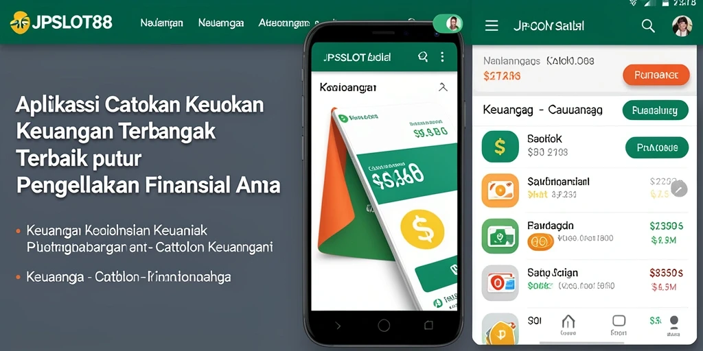 Antarmuka aplikasi JPSLOT88 untuk pencatatan keuangan yang sederhana dan efektif.