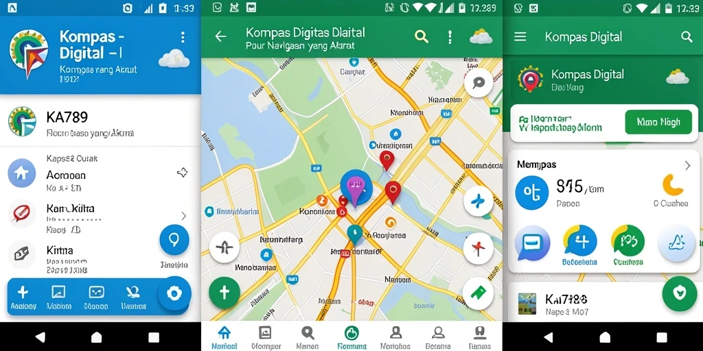 Tampilan antarmuka KA789 yang sederhana dan fungsional.