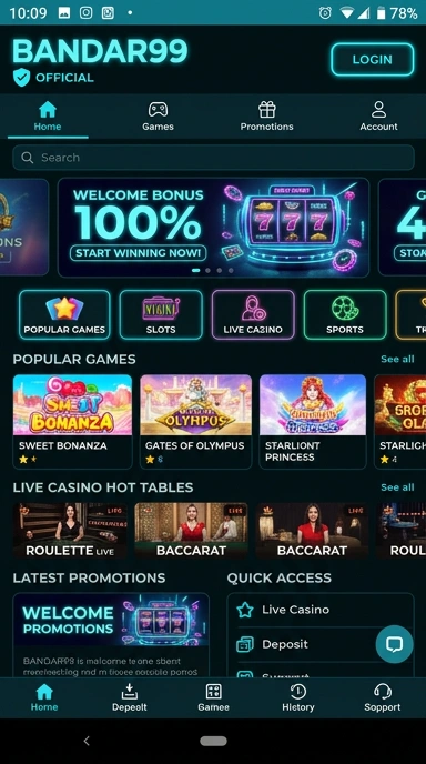 Halaman Resmi Bandar99 untuk Pengguna Android Indonesia